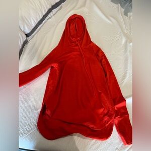 Red athleta hoodie size XS